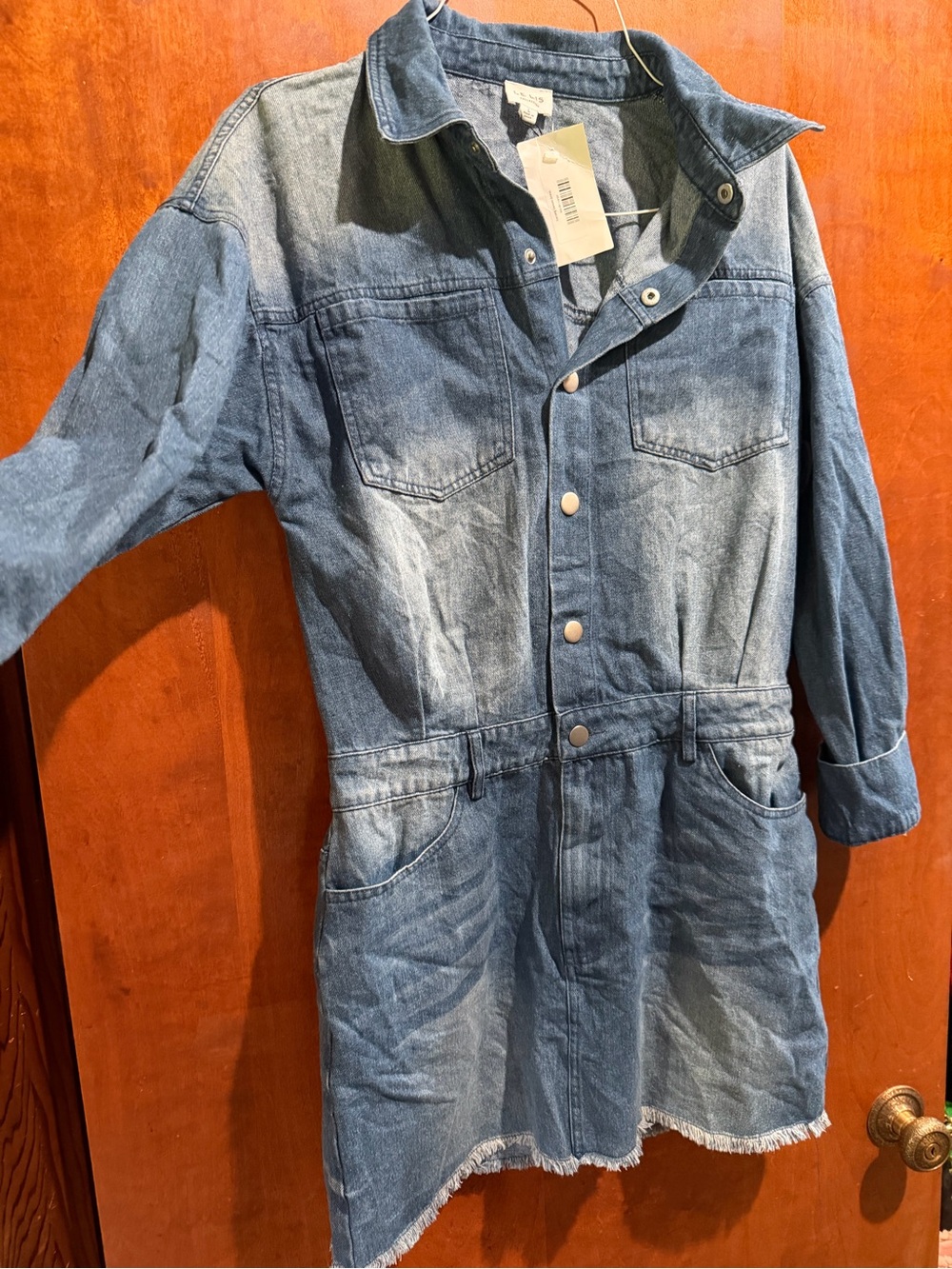 Womens Denim mini dress